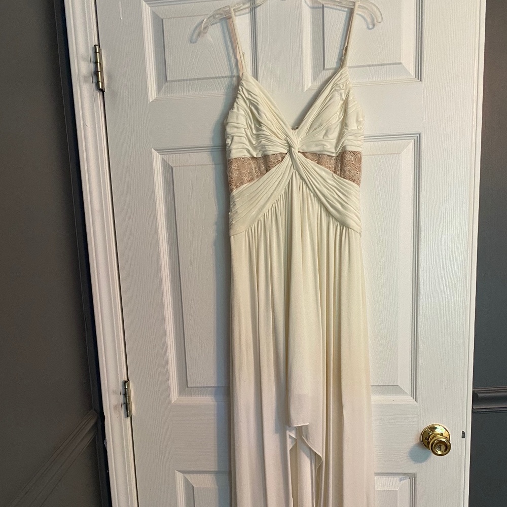 White High Low Beautiful Dress